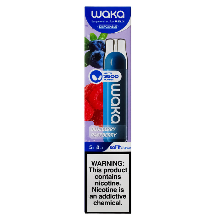 Vape Waka Sofit Blueberry Raspberry 3500 Puffs