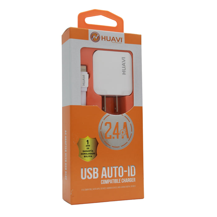 Huavi C-221 Iphone Cargador De Pared 2.4A