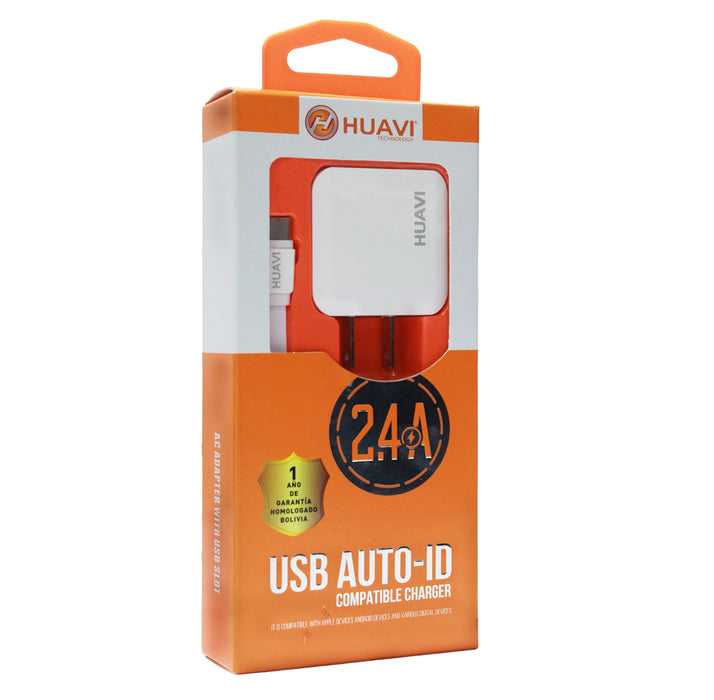 Huavi C-221 Android Cargador De Pared Tipo C