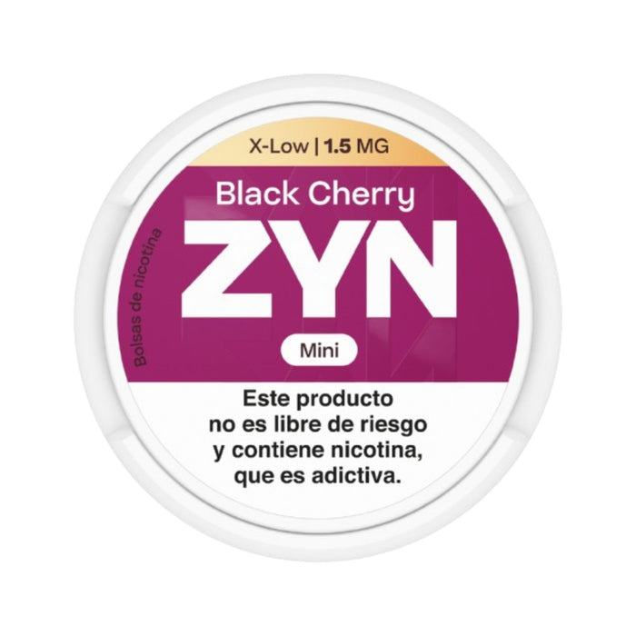 Bolsas De Nicotina Zyn Black Cherry Mini X 1.5Mg