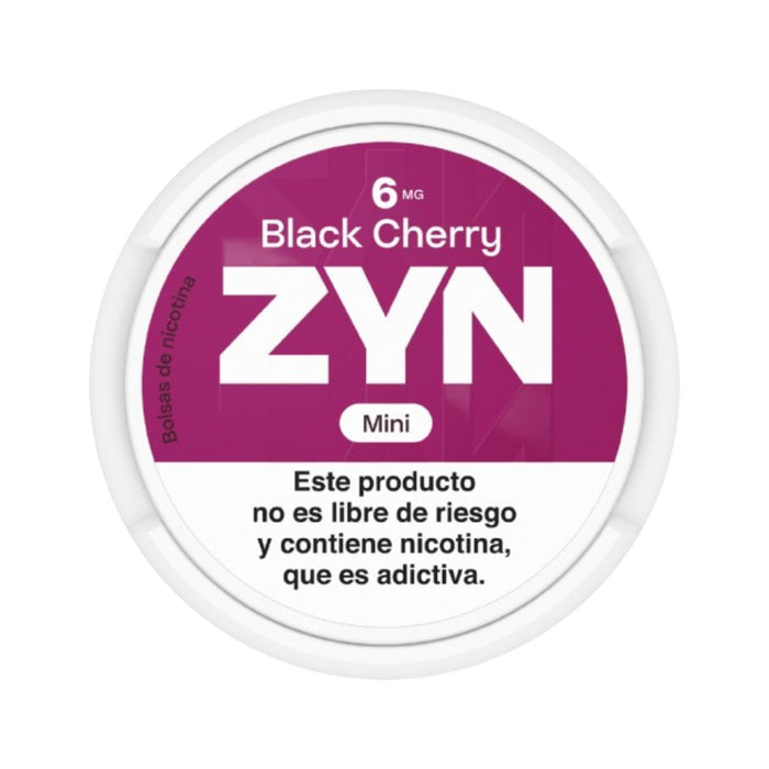 Bolsas De Nicotina Zyn Black Cherry Mini X 6Mg