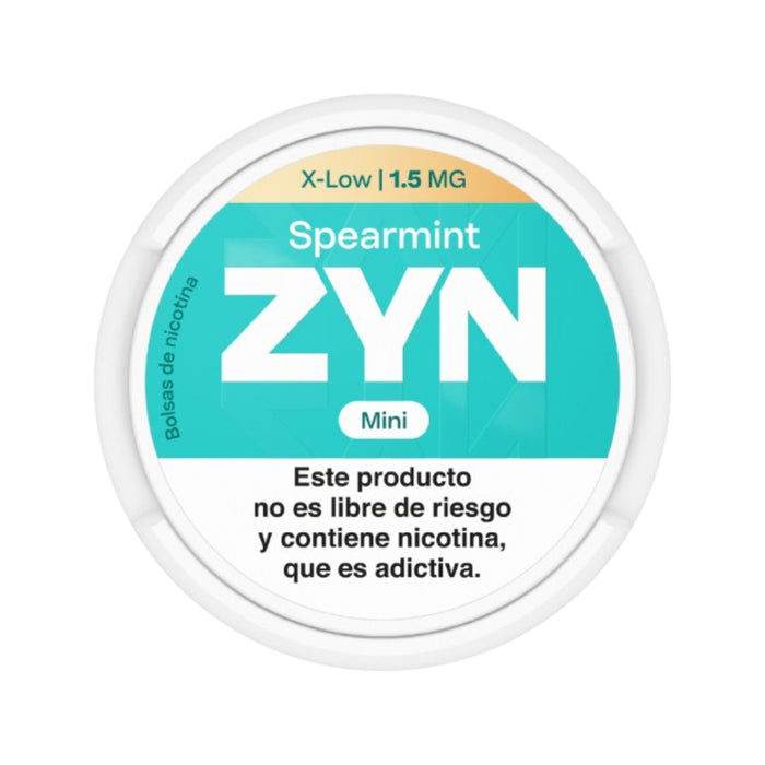 Bolsas De Nicotina Zyn Spearmint Mini X 1.5Mg