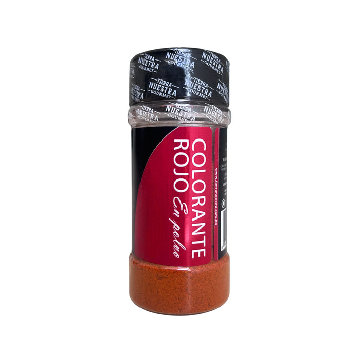 Colorante Rojo Polvo Tierra Nuestra Frasco X 50G