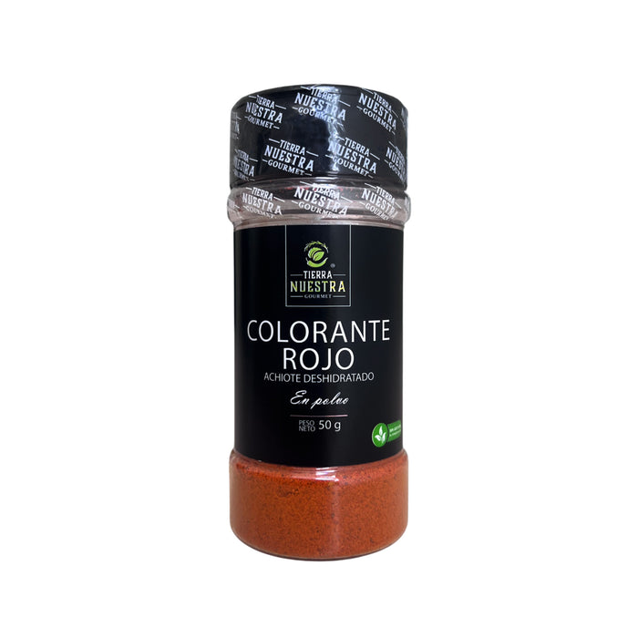Colorante Rojo Polvo Tierra Nuestra Frasco X 50G