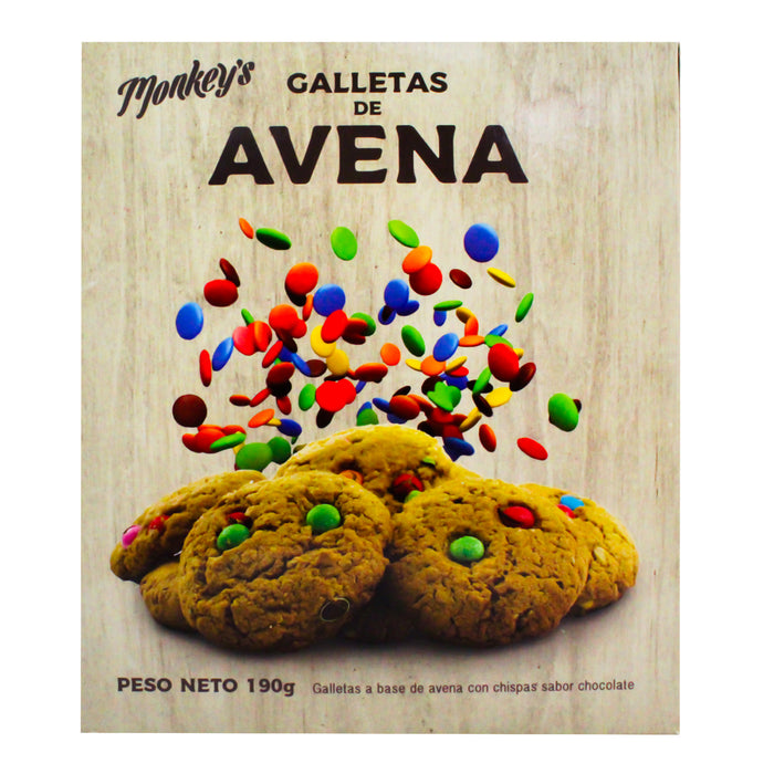 Monkeys Galleta Avena Con Chispas X 190G