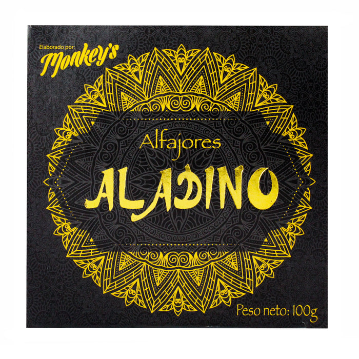 Aladino Alfajor Dulce De Leche Sabor Chocolate X 100G