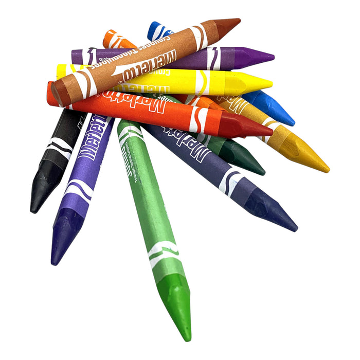 Crayones Merletto Triangulares Jumbo X 12 Unidades