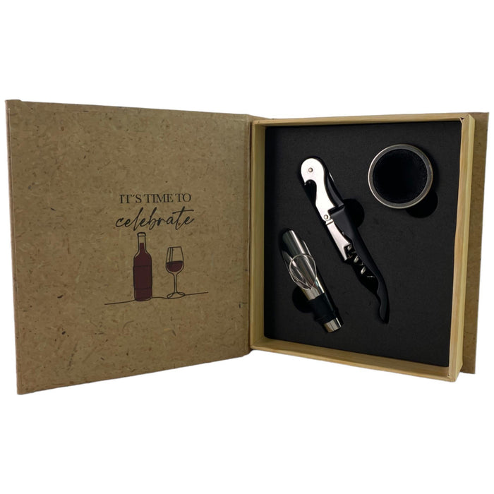 Juego De Abridores De Botellas Concepts Life Madera 16.5X14.5X4cm X 3 Piezas