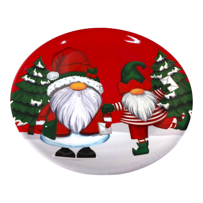 Plato Santini Navidad Xmas Red X 26Cm