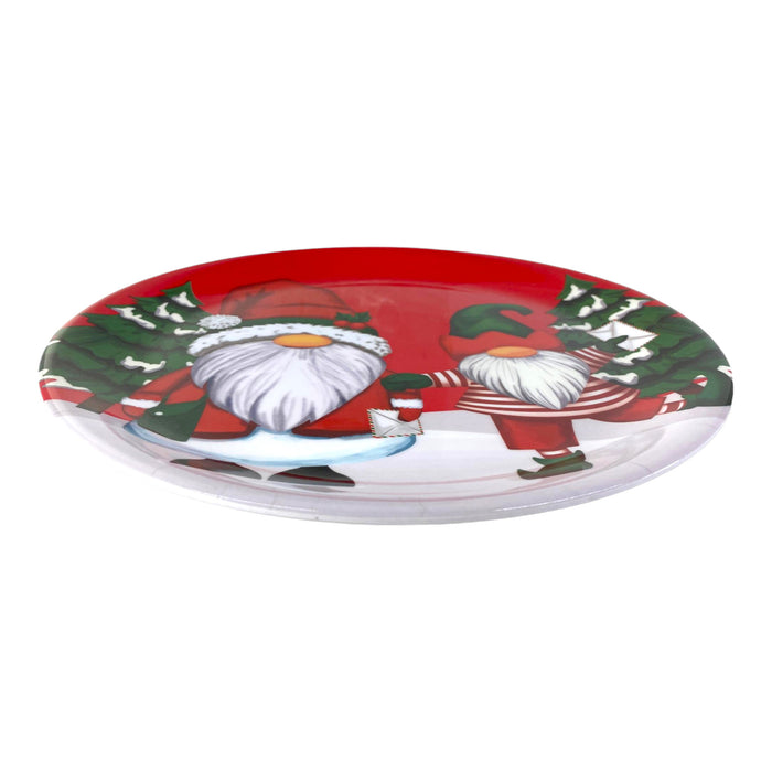 Plato Santini Navidad Xmas Red X 26Cm