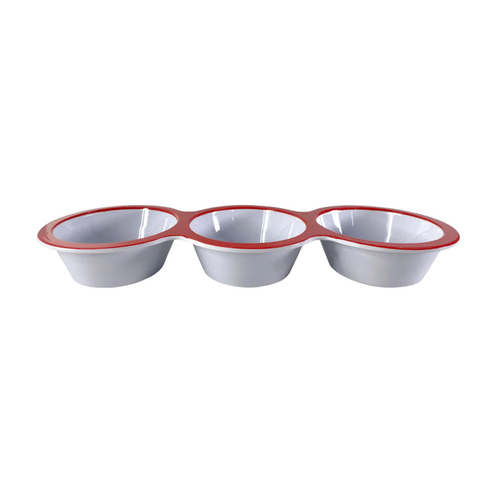 Bandeja Santini Entremesero 3 Divisiones Xmas Light X 37.5Cm