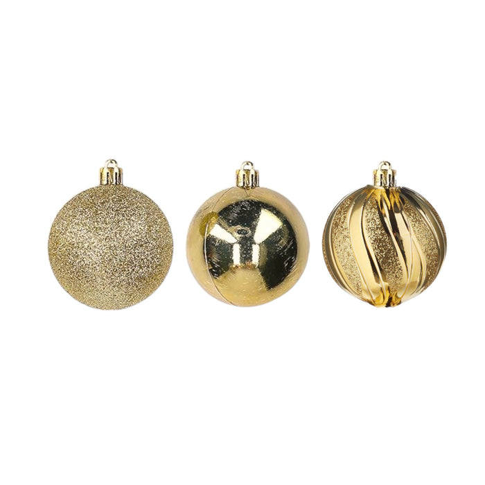 Bolas Navidad Santini Fantasía Gold Set 10Piezas 8.2X8.0Cm