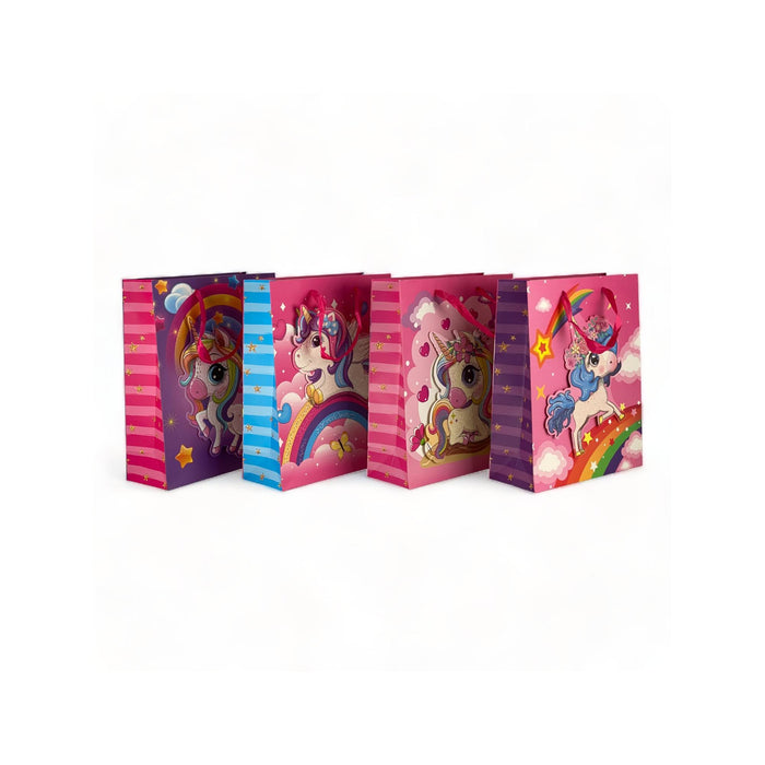 Merletto Bolsa De Regalo Unicornio 3D Glitter L