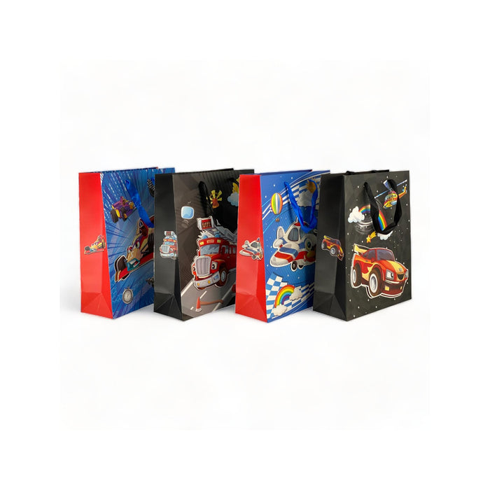 Bolsa De Regalo Merletto Transporte 3D Glitter Tamaño M