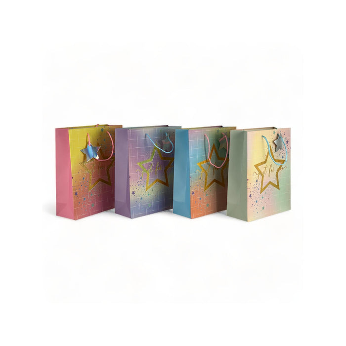 Merletto Bolsa De Regalo Estrella Glitter M