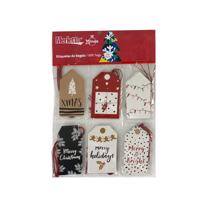 Etiquetas De Regalo Santini X 24 Unidades