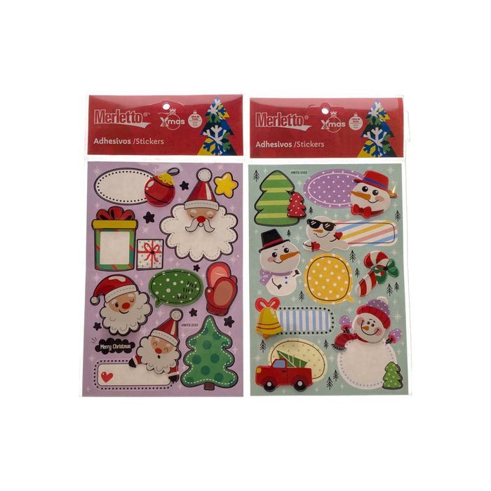 Santini Stickers Navidenos Surtidos A