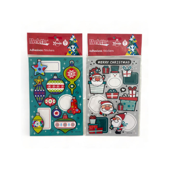 Santini Stickers Navidenos Surtidos B