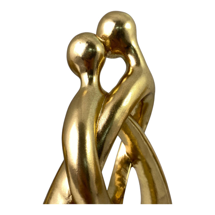 Figura Decorativa Concepts Life Pareja Dorada 14X6x26.5Cm