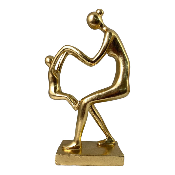 Figura Decorativa Concepts Life Familia Dorada Mamá E Hijo 12.5X5.5X21cm
