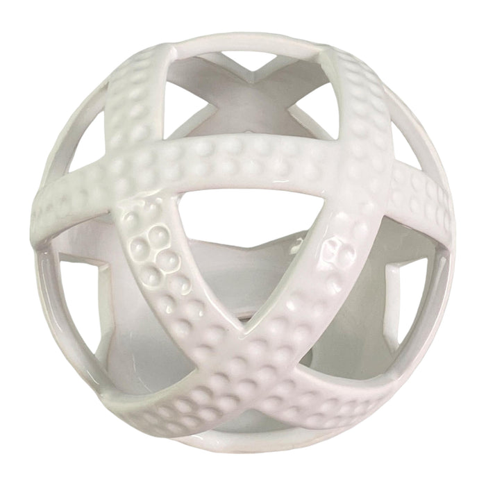 Esfera Decorativa Concepts Life Blanca 13.2X13.2X11cm