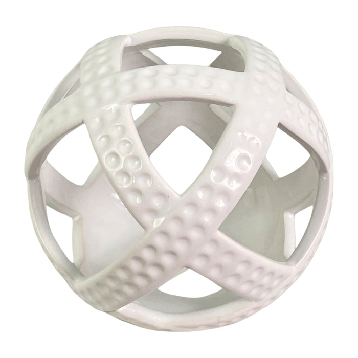 Esfera Decorativa Concepts Life Blanca 13.2X13.2X11cm