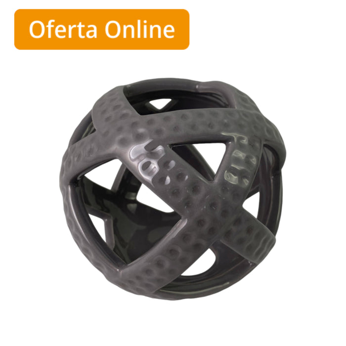 Esfera Decorativa Concepts Life. Negra 9.8 X 9.8 X 8.8Cm