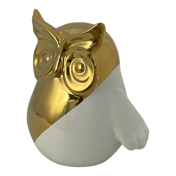 Búho Decorativo Concepts Life Dorado 12.4X10.6X14cm