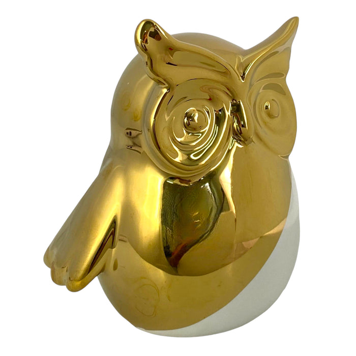 Búho Decorativo Concepts Life Dorado 12.4X10.6X14cm