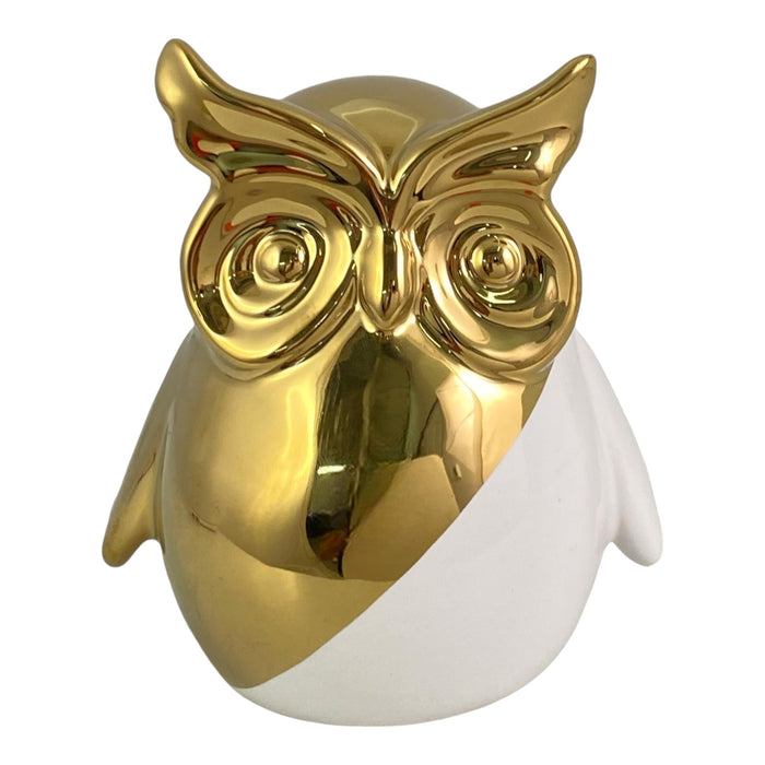 Búho Decorativo Concepts Life Dorado 12.4X10.6X14cm