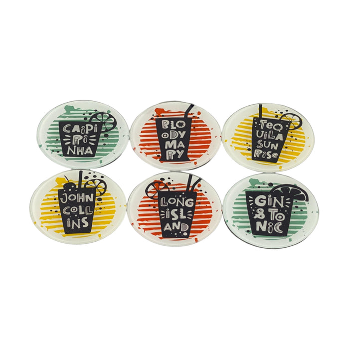 Juego De Portavasos Concepts Life Long Island 7 Piezas 10.5X10.5X3.2Cm