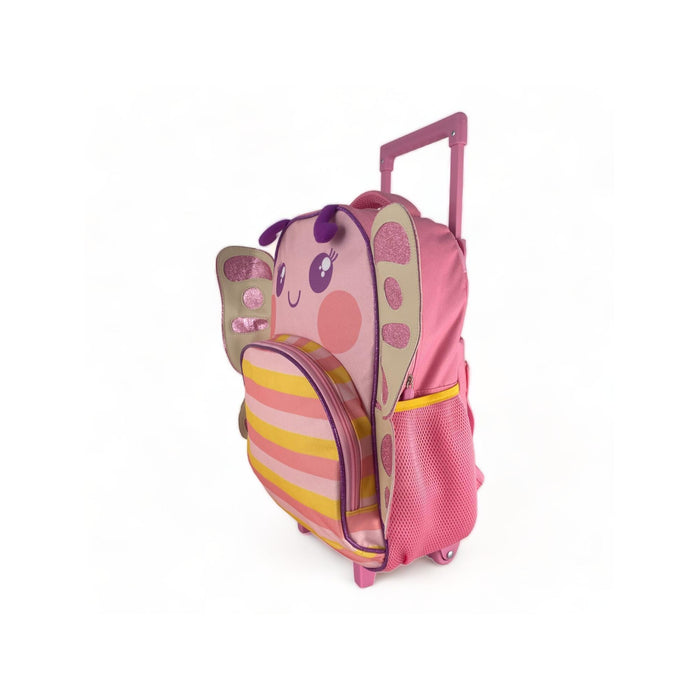 Mochila Merletto Mariposa Con Rueditas 16 Pulg