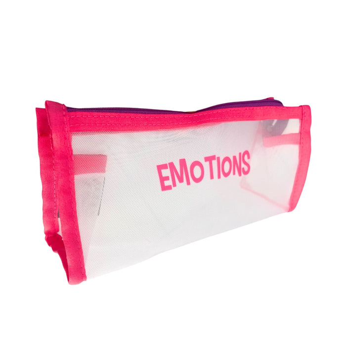 Estuchera Merletto Emotions De Malla 1 Bolsillo