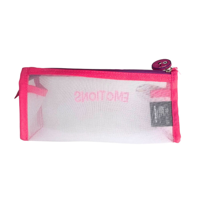 Estuchera Merletto Emotions De Malla 1 Bolsillo