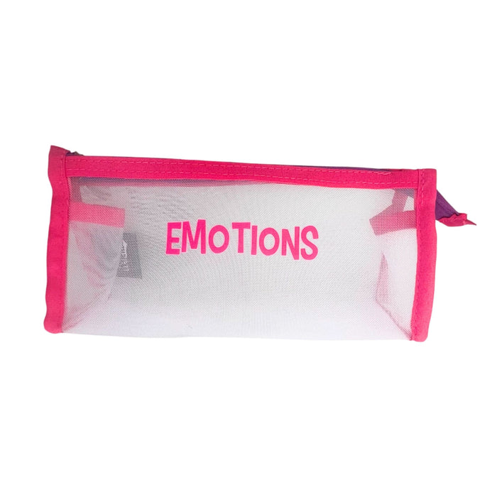 Estuchera Merletto Emotions De Malla 1 Bolsillo