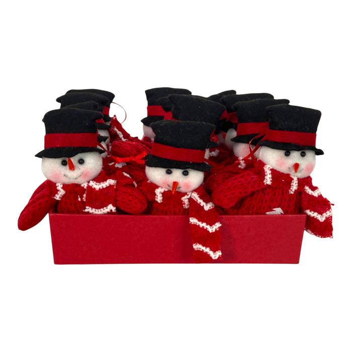 Adorno Santini Hombre De Nieve Colgante Classic Xmas 6X2x16cm