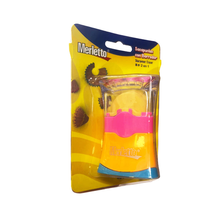 Tajador Merletto Duo Y Borrador 3 En 1
