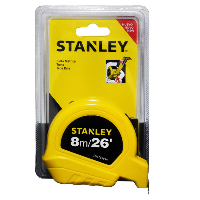 Stanley Flexometro Estandar 8M 26Ft X 25Mm