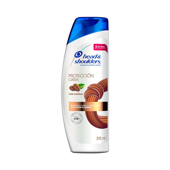 Head And Shoulders Shampoo Protección Caida Con Cafeina X 375Ml