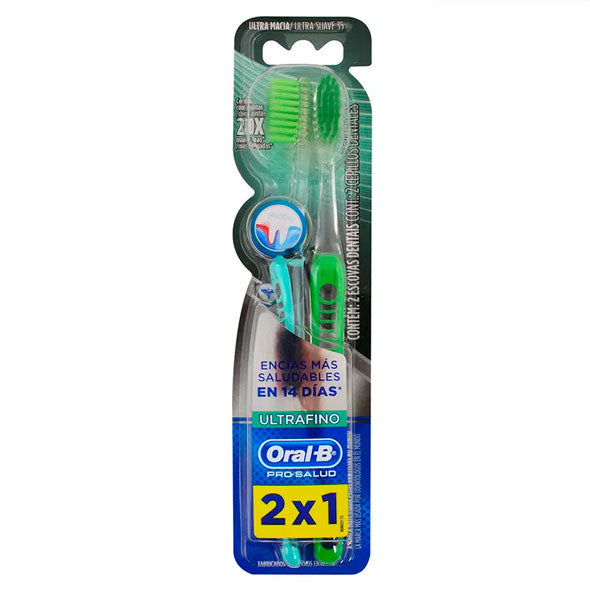 Oral B Cepillo Ultrafino Ultra Suave 35 X 2 Unidades