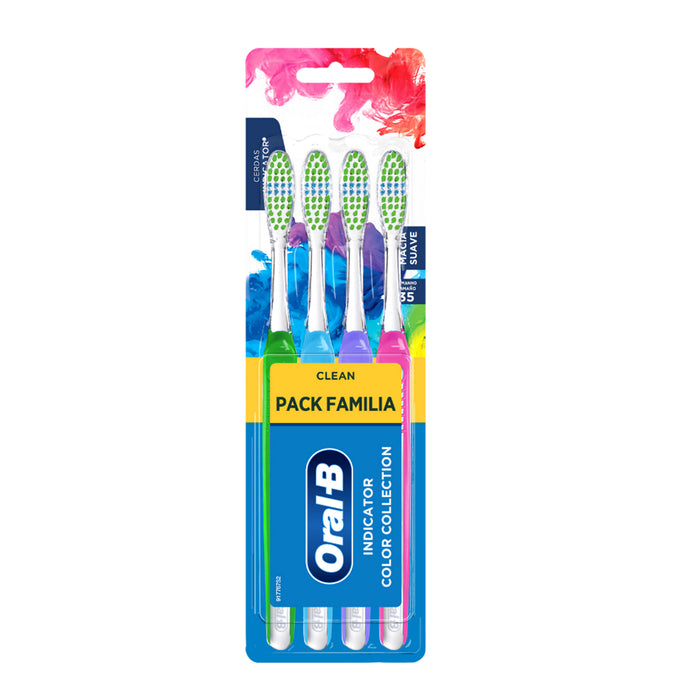 Oral B Cepillo Pro Salud Indicator Color X 4 Piezas