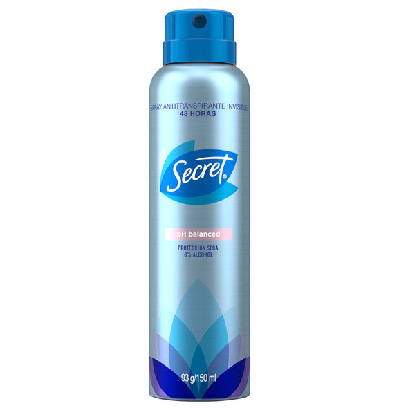 Secret Antitranspirante Spray Ph Balanced X 150Ml