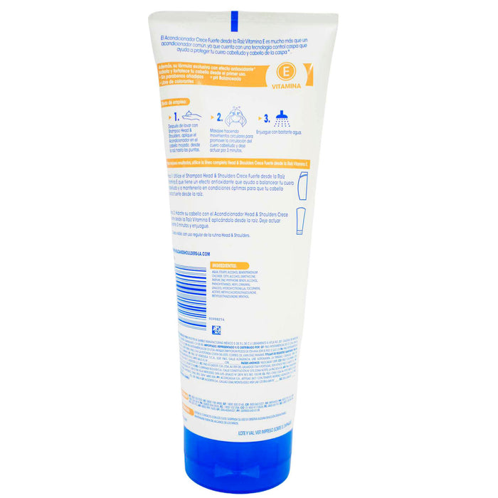 Head And Shoulders Dermo Acondicionador Control De Caspa Crece Desde Raíz X 300Ml