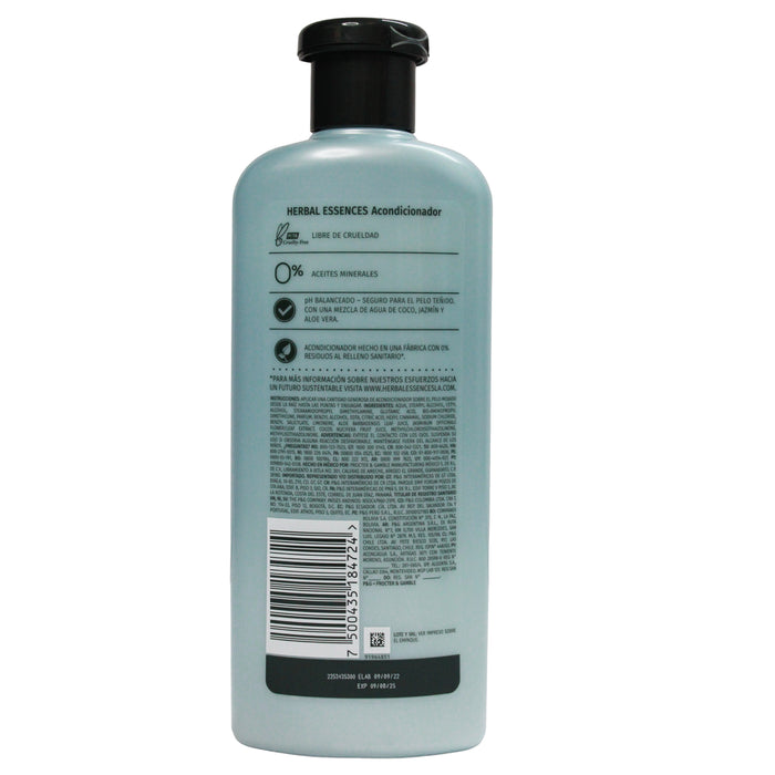 Herbal Essences Acondicionador Agua De Coco Y Jazmin X 400Ml