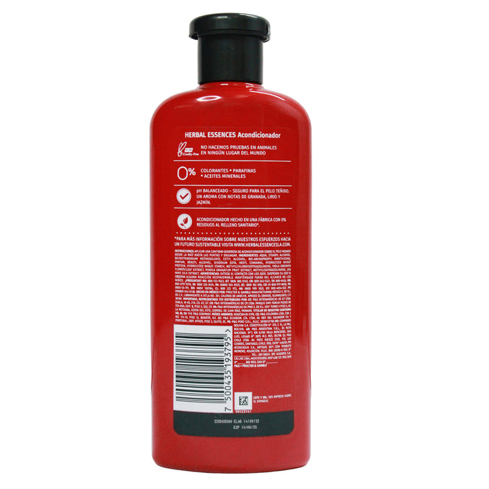 Herbal Essences Acondicionador Granada Y Proteina Vegana X 400Ml