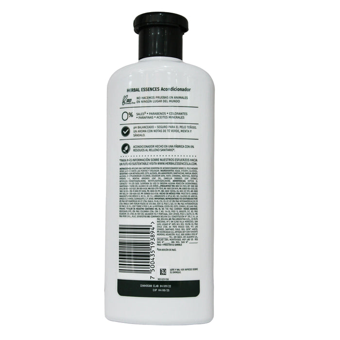 Herbal Essences Acondicionador Te Verde Y Menta X 400Ml