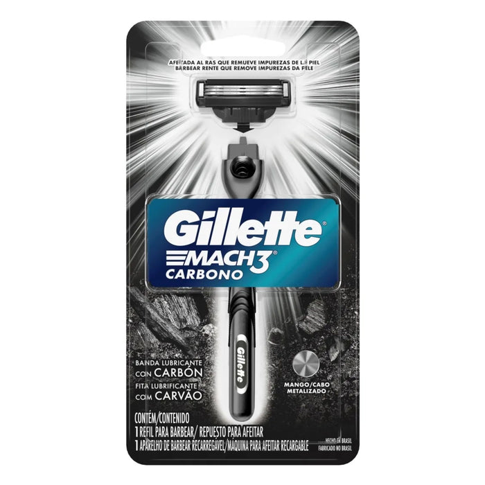Afeitadora Gillette Mach3 Carbono