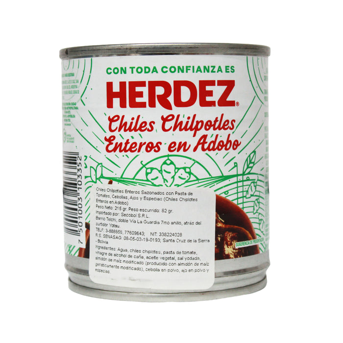 Herdez Chile Chilpotles En Adobo X 215G