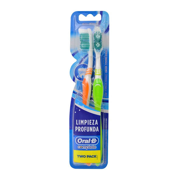 Oral B Cepillo Complete 40M Limpieza Profunda 2 Unidadesadades X Pack