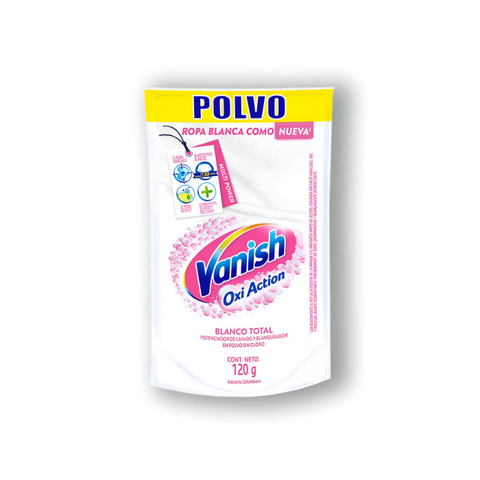 Polvo Quitamanchas Vanish Oxi Action Blanco Total X 120G